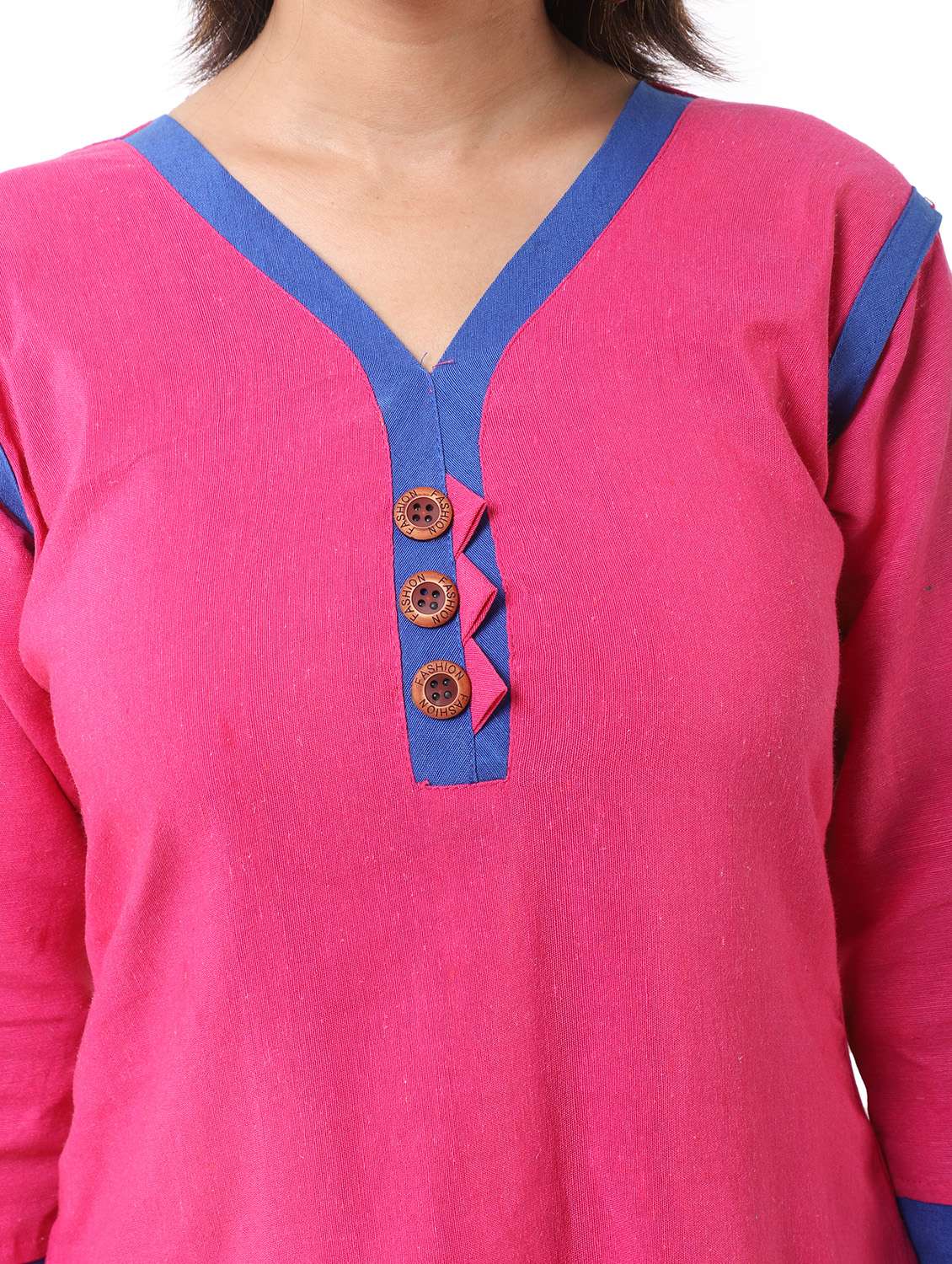 women pack of 2 solid straight kurta - 21585377 -  Standard Image - 4