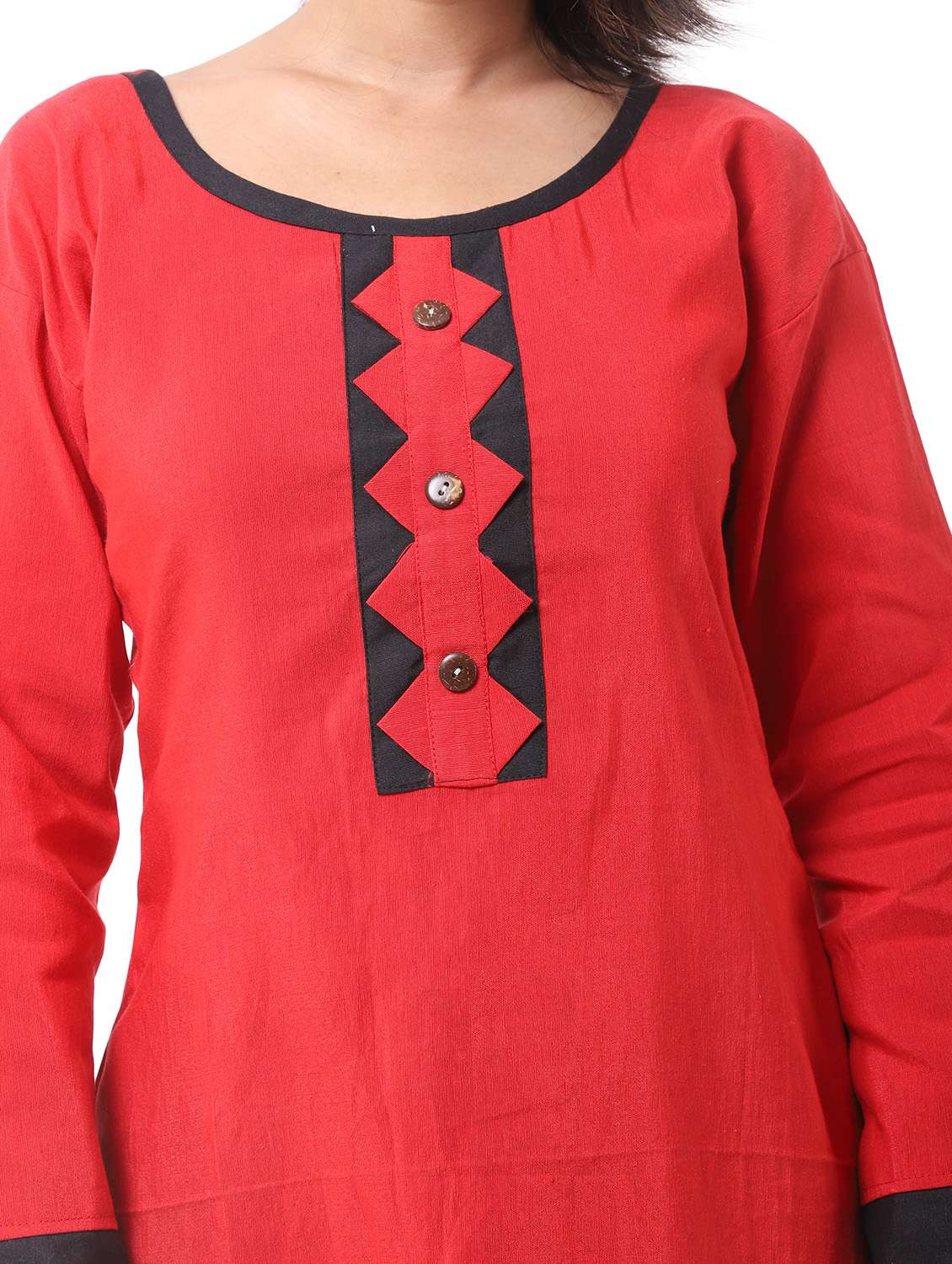 women pack of 2 solid straight kurta - 21585379 -  Standard Image - 4