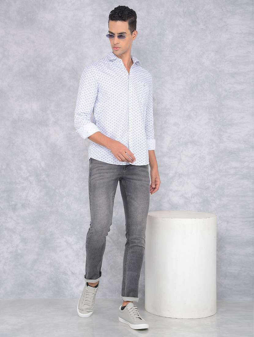 men slim fit mid rise denim jeans - 21585552 -  Standard Image - 4