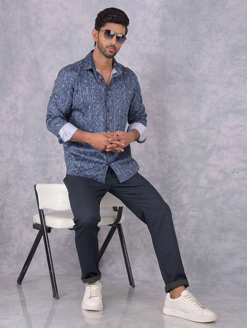 men printed regular fit casual shirt - 21585660 -  Standard Image - 4