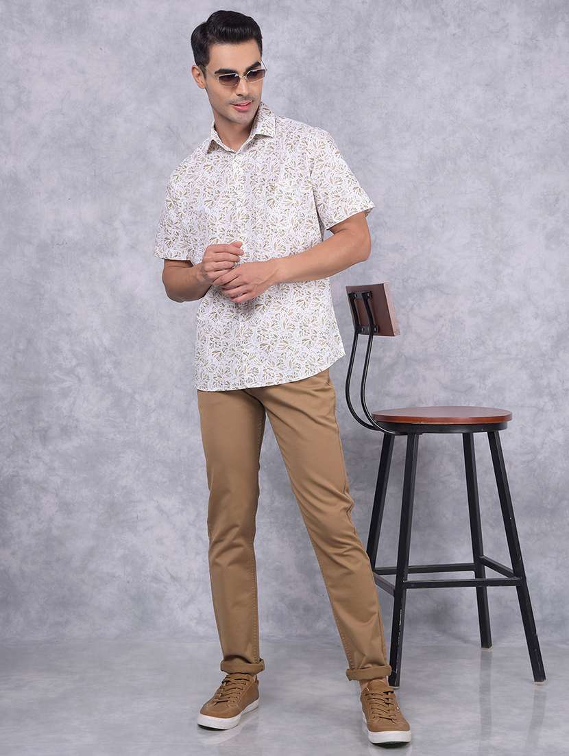 men printed regular fit casual shirt - 21585734 -  Standard Image - 4