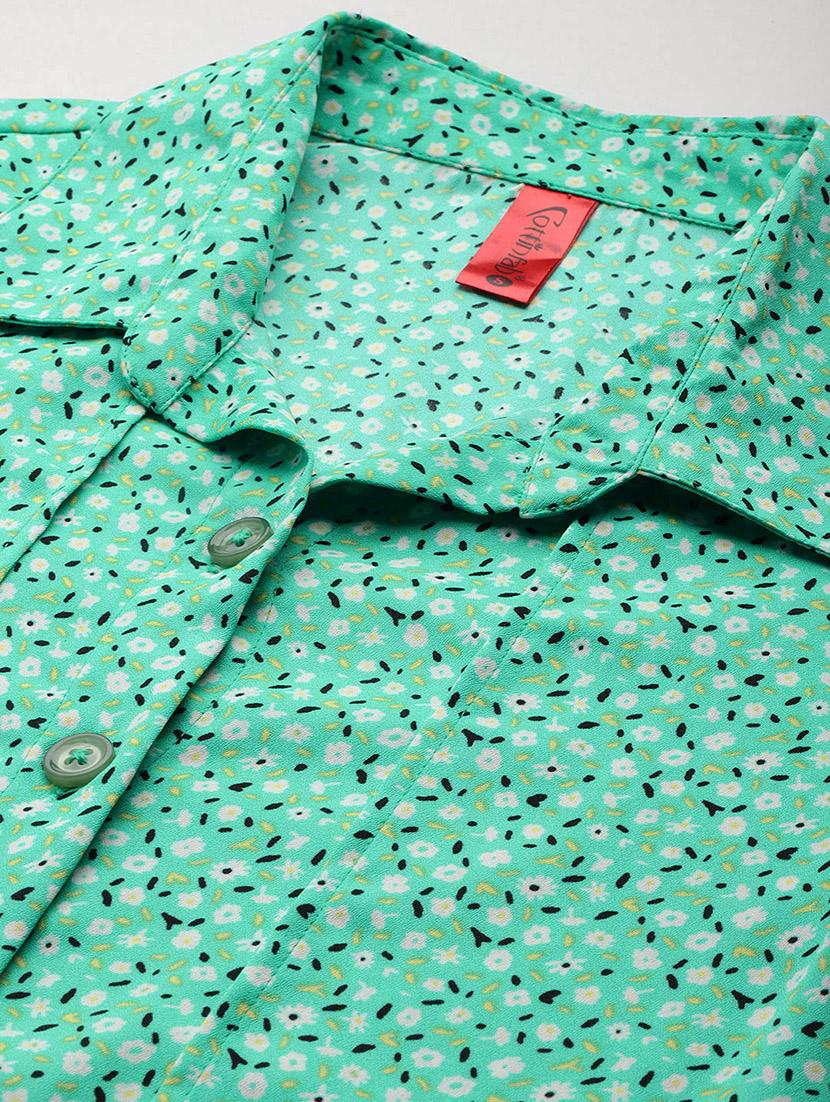 women printed shirt and trouser co-ord set - 21586260 - Standard Image - 6