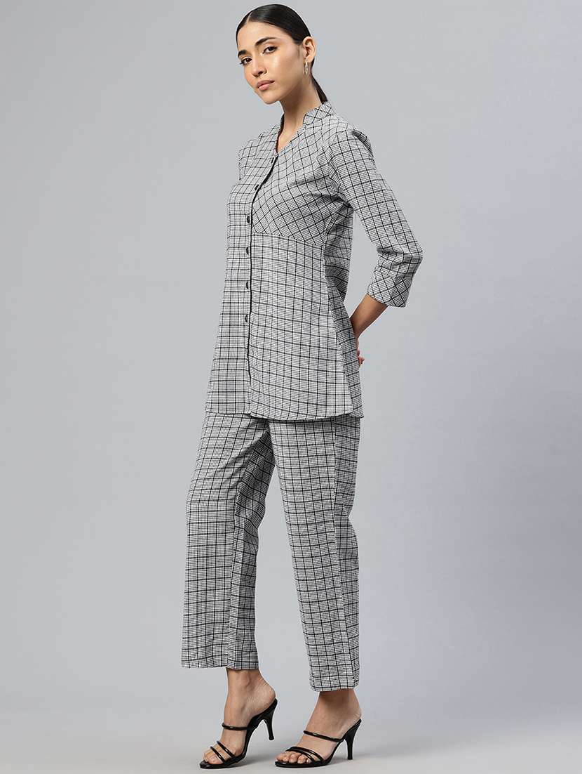 women printed shirt and trouser co-ord set - 21586262 -  Standard Image - 1
