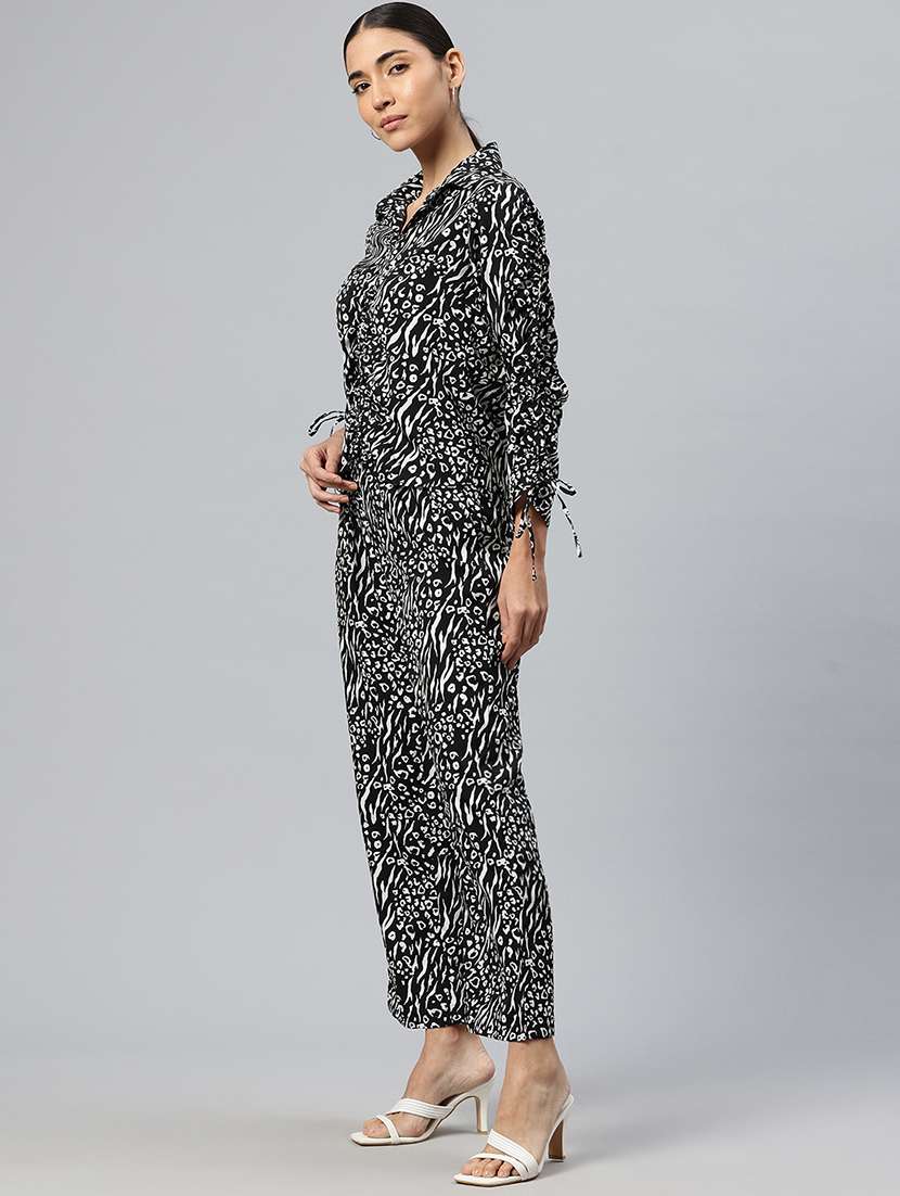 women printed top and trouser co-ord set - 21586266 -  Standard Image - 1