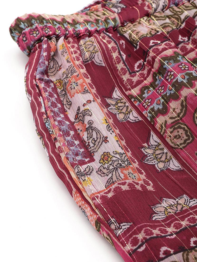 women printed top and trouser co-ord set - 21586269 - Standard Image - 6