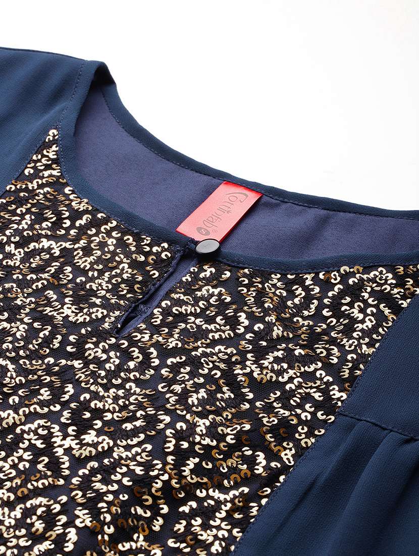women sequins detailed top & trouser co-ord set - 21586281 - Standard Image - 4