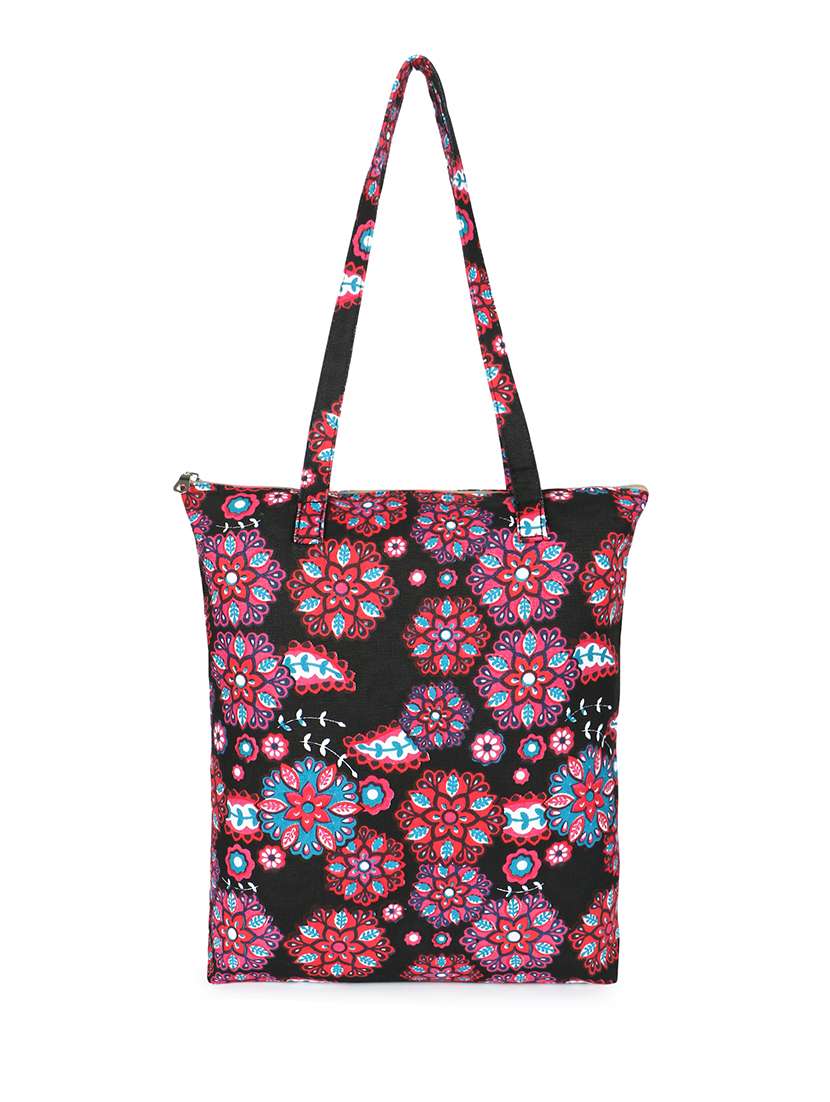 pack of 3 floral printed tote bags - 21586475 -  Standard Image - 1
