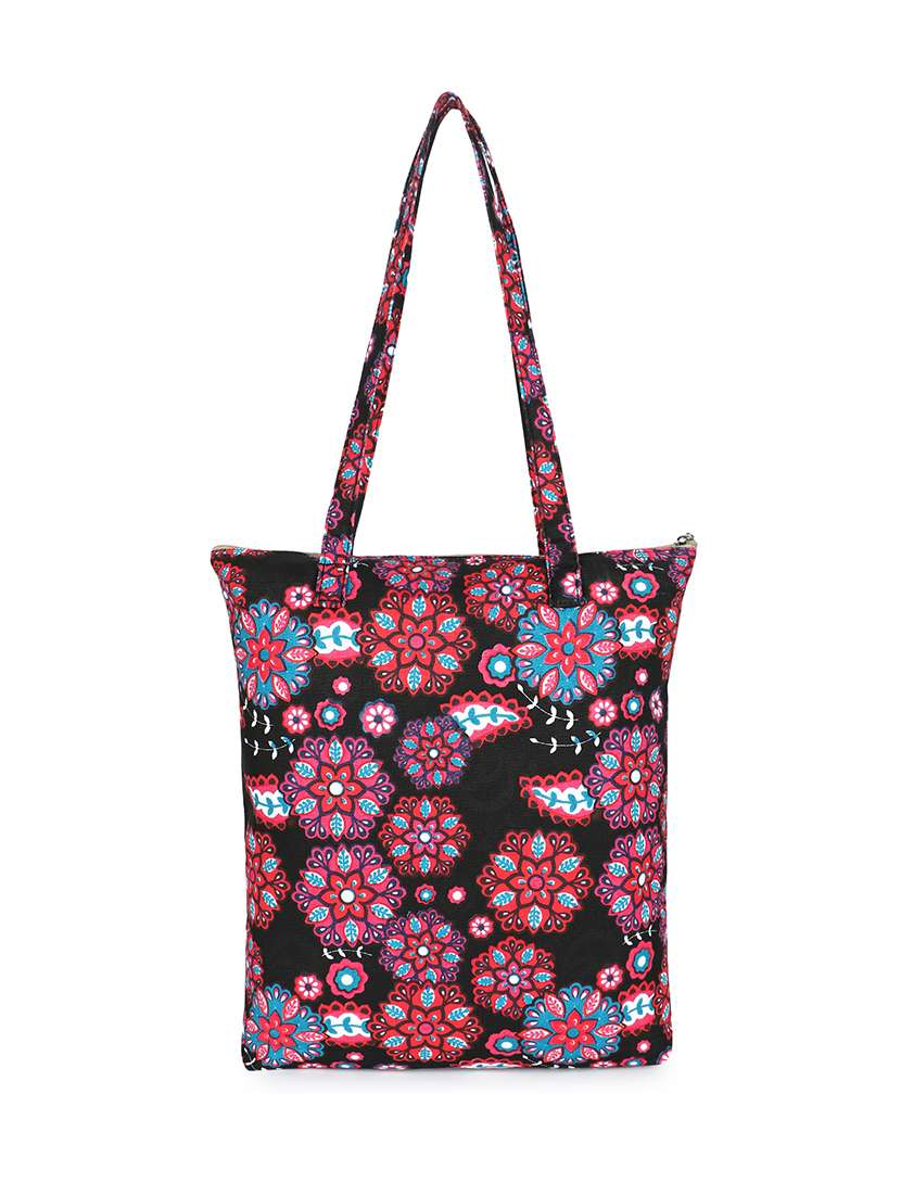 pack of 3 floral printed tote bags - 21586475 -  Standard Image - 4