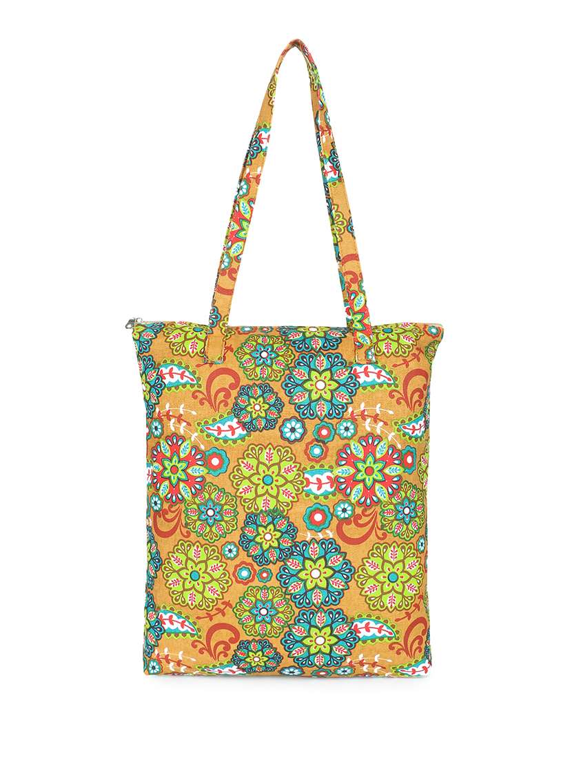 pack of 3 floral printed tote bags - 21586475 -  Standard Image - 6