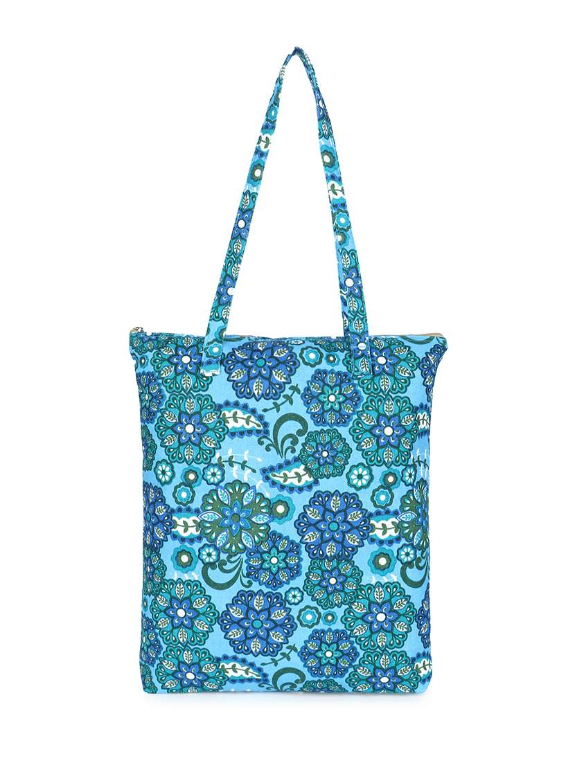 pack of 3 floral printed tote bags - 21586475 -  Standard Image - 9