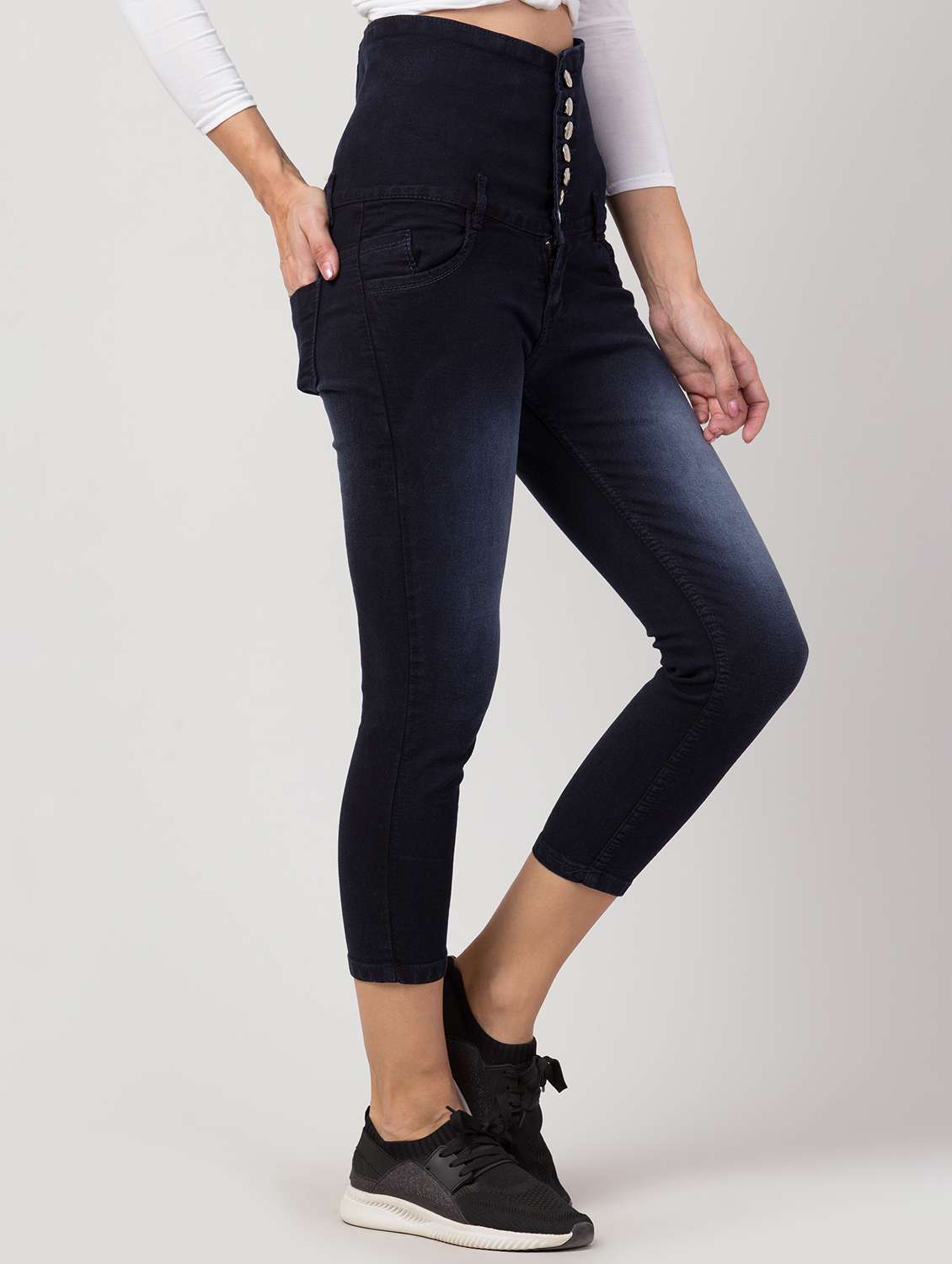 women blue denim jean - 21586498 -  Standard Image - 1