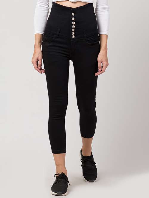 women black denim jean