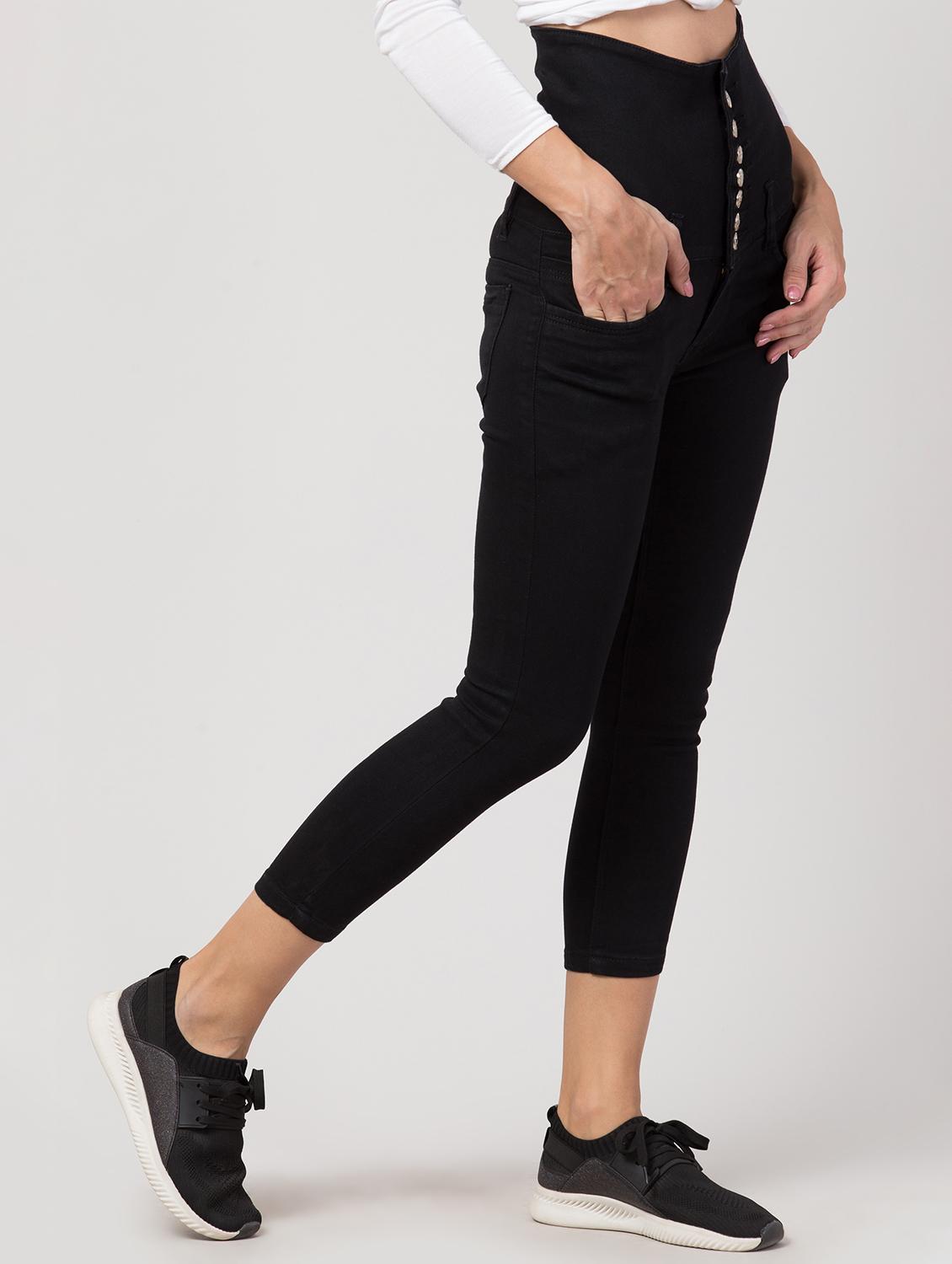 women black denim jean - 21586499 -  Standard Image - 1