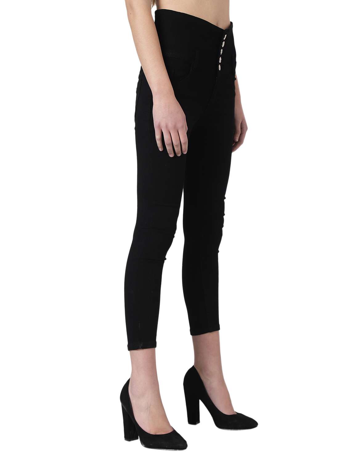 women black denim jean - 21586501 -  Standard Image - 1