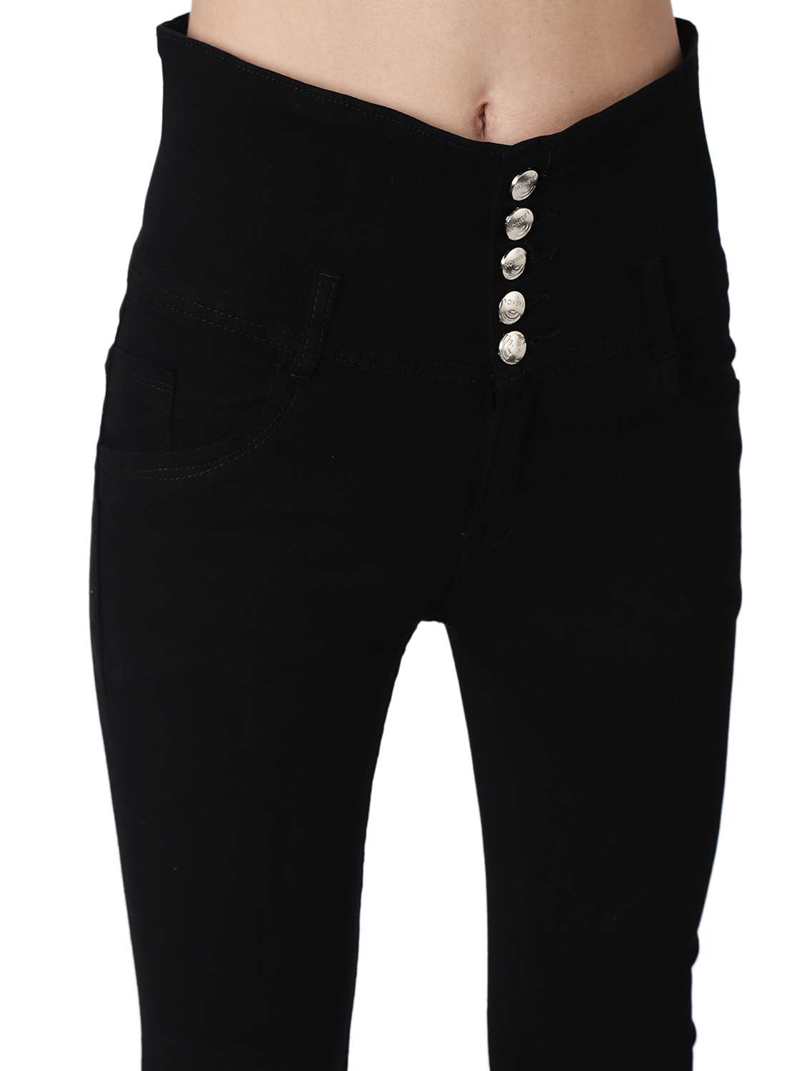 women black denim jean - 21586501 -  Standard Image - 4