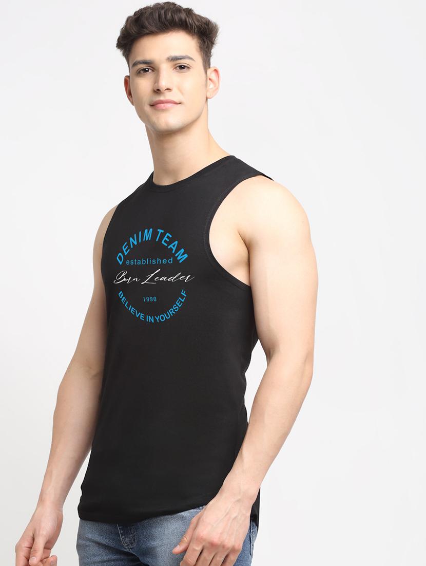 men round neck printed vest - 21586641 -  Standard Image - 1