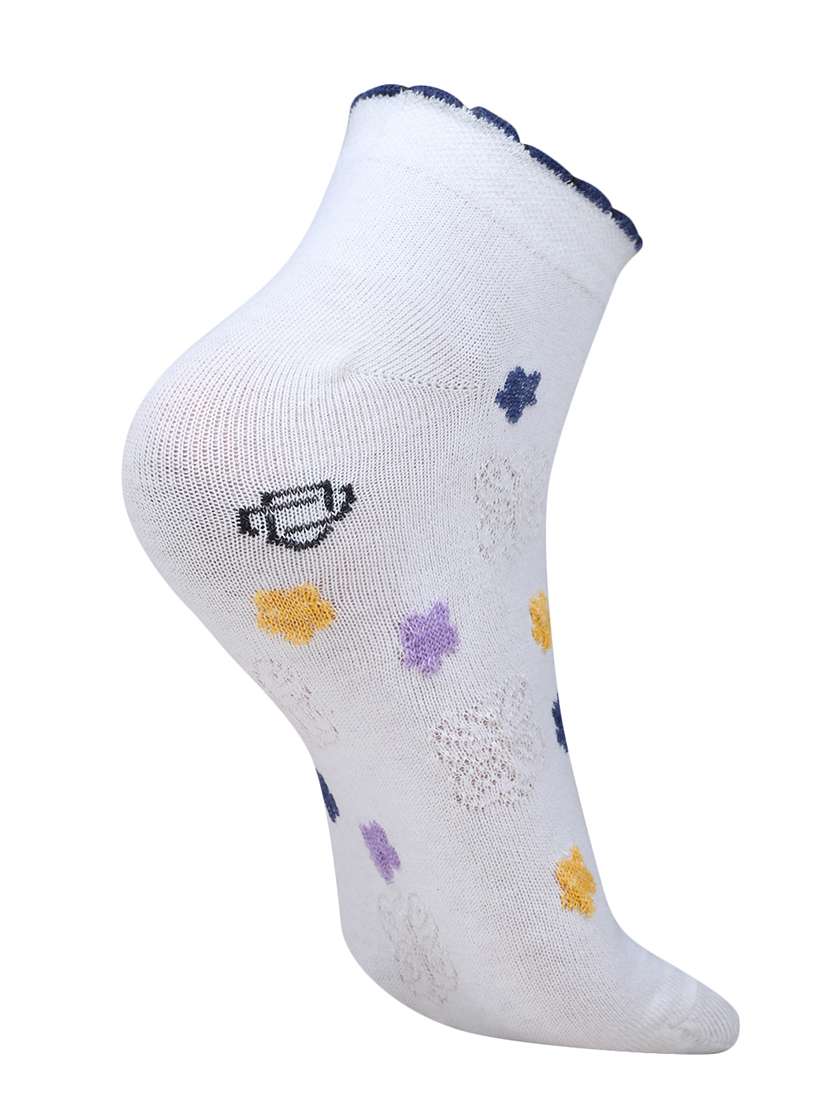 women cotton ankle length socks combo - 21586753 -  Standard Image - 1