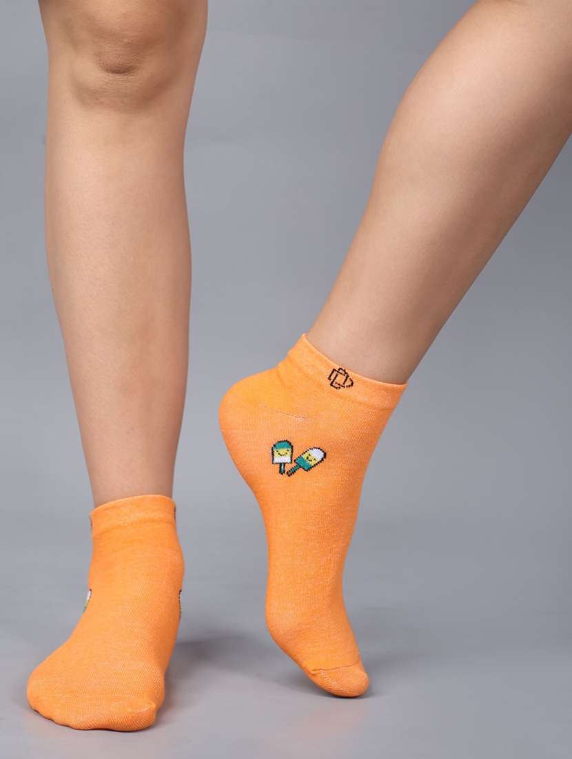 women cotton ankle length socks combo - 21586762 -  Standard Image - 1