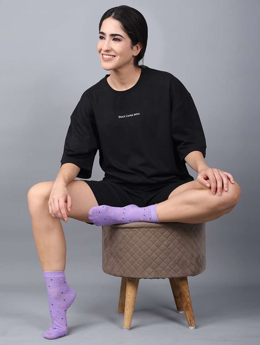 women cotton ankle length socks combo - 21586793 -  Standard Image - 1