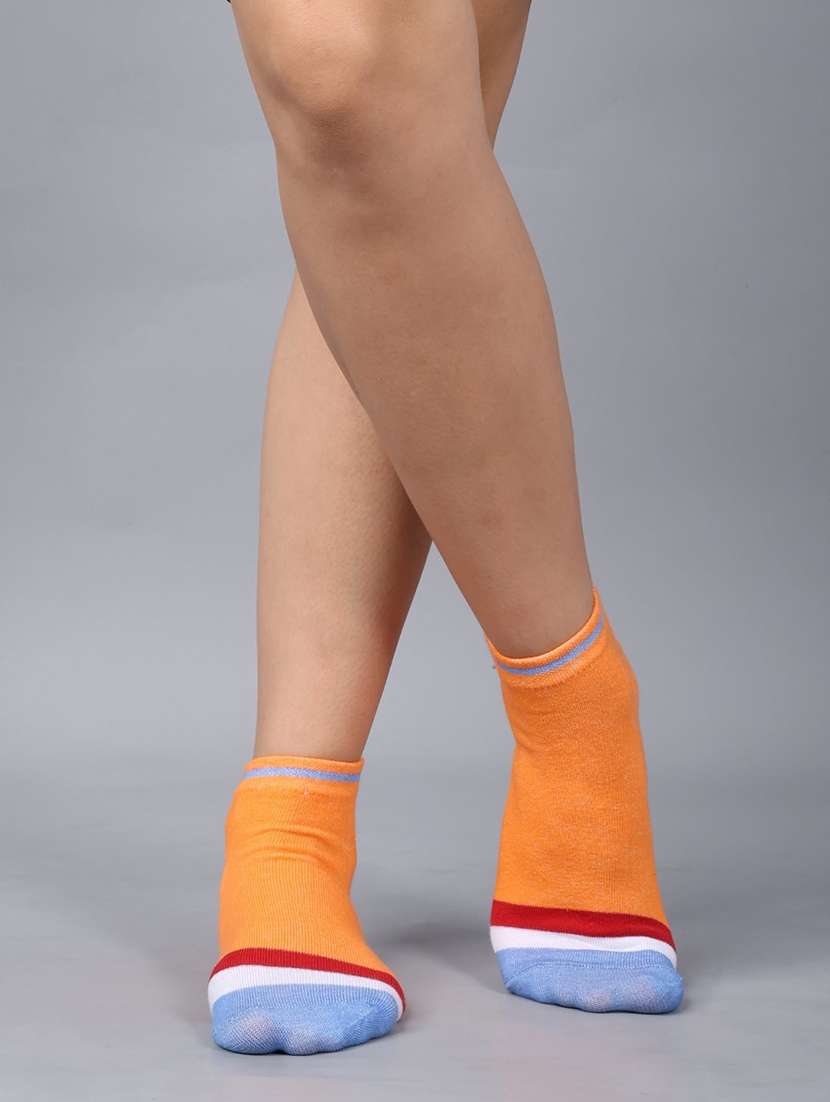 women pack of 3 ankle length socks - 21586878 -  Standard Image - 1