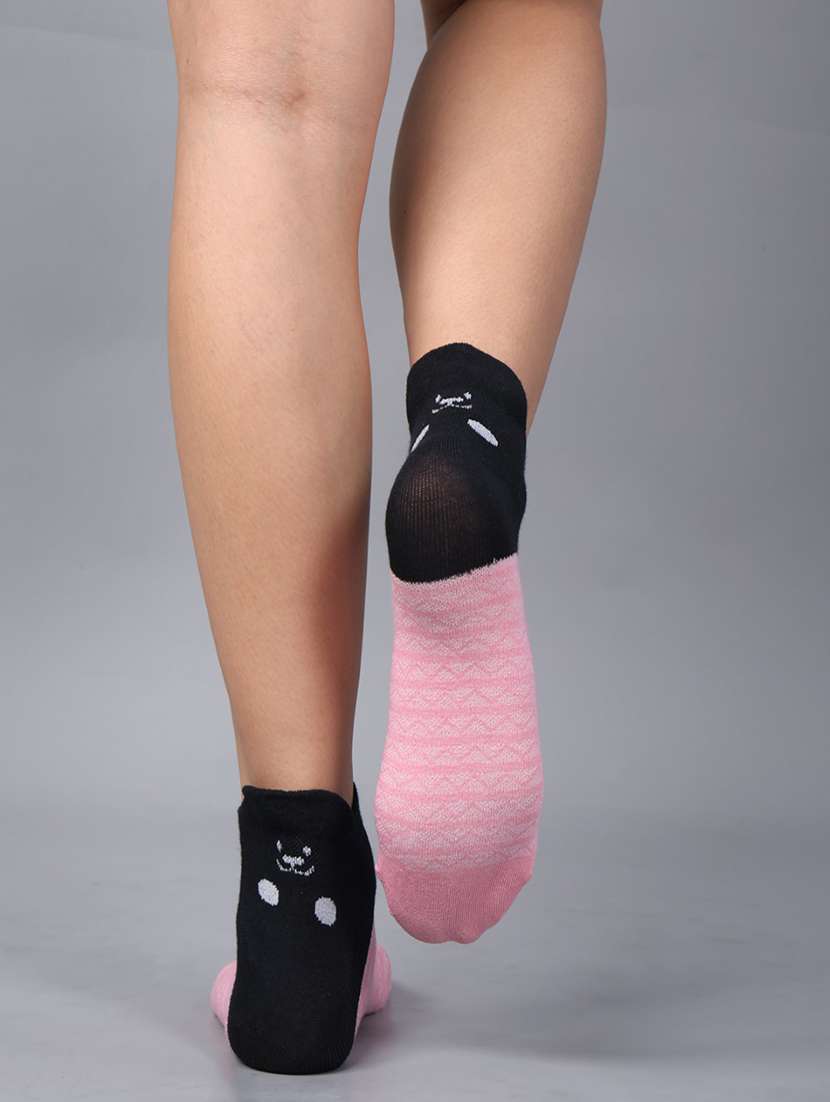 women pack of 3 ankle length socks - 21586906 -  Standard Image - 1