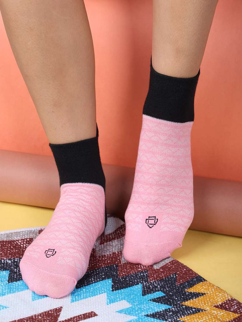 women pack of 3 ankle length socks - 21586910 -  Standard Image - 1