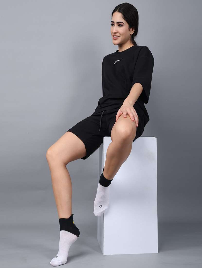 women pack of 3 ankle length socks - 21586910 -  Standard Image - 4