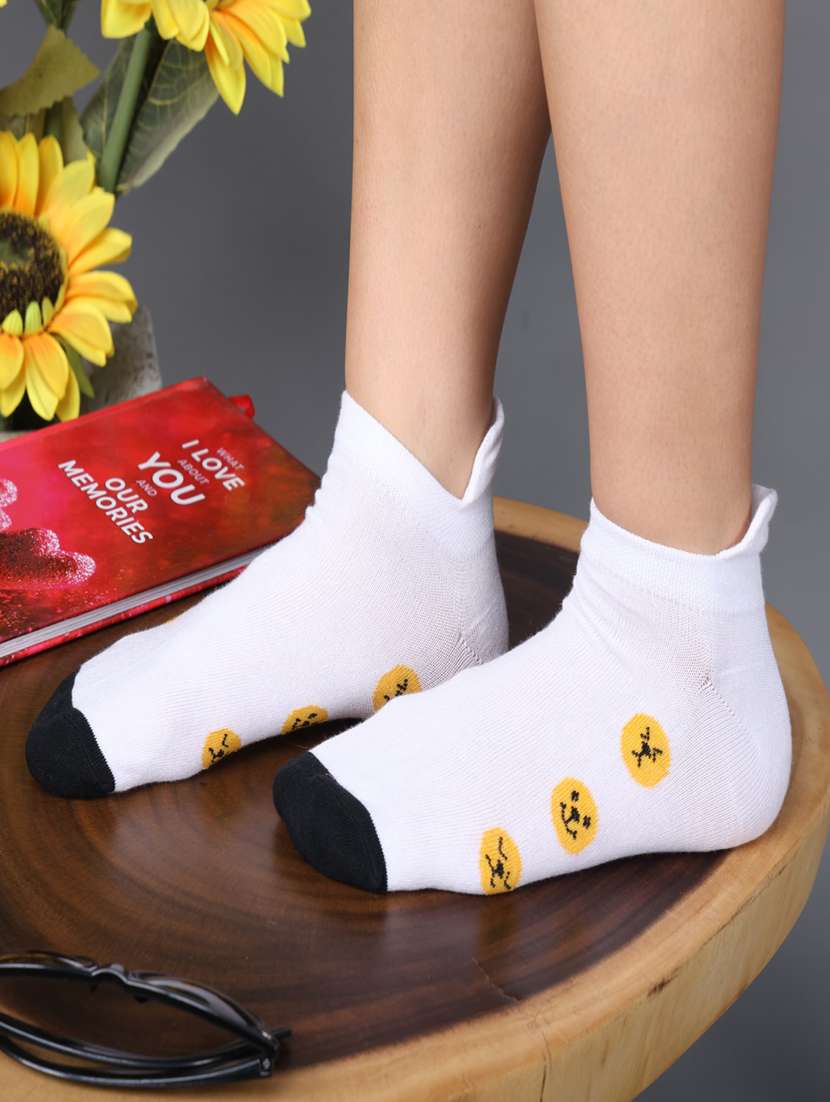 women cotton ankle length socks combo - 21586917 -  Standard Image - 1