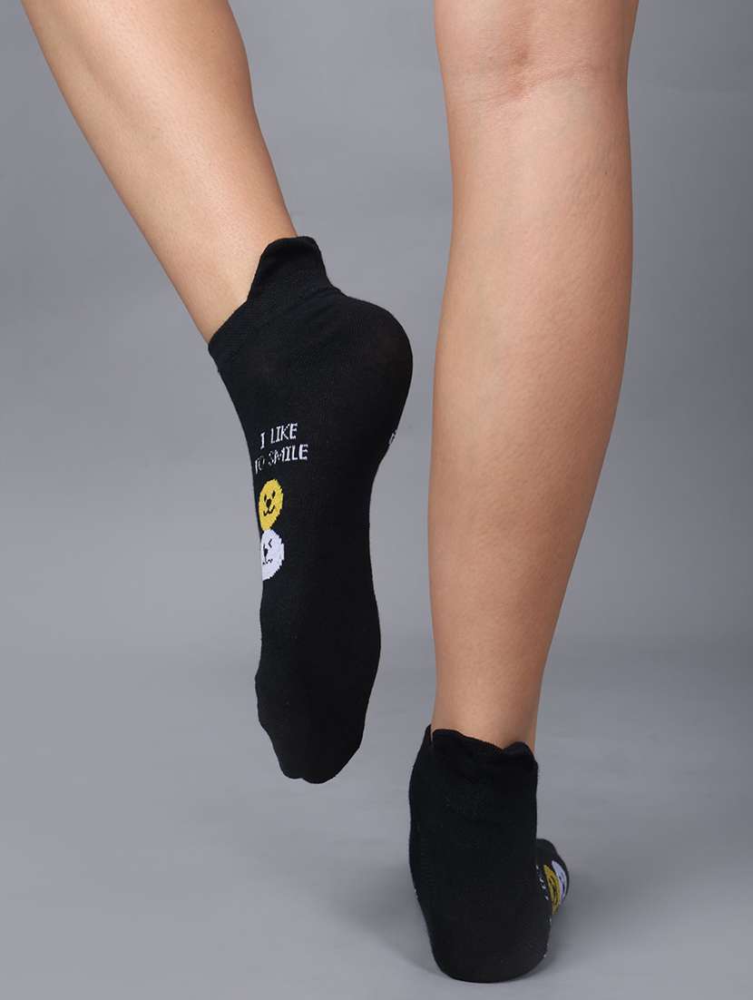 women cotton ankle length socks combo - 21586917 -  Standard Image - 4