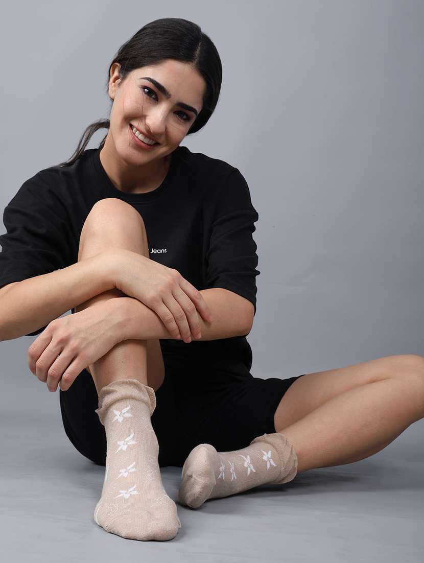 women pack of 3 ankle length socks - 21586945 -  Standard Image - 1