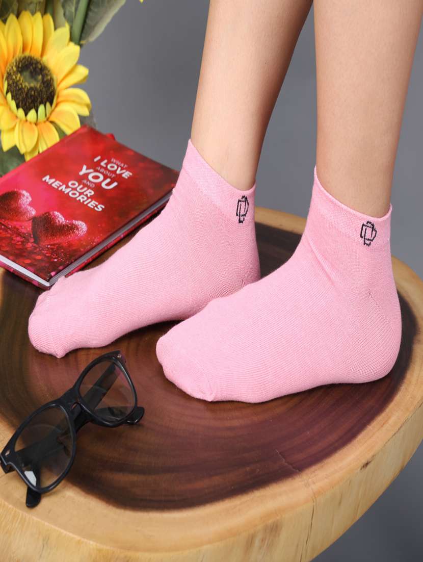 women pack of 3 ankle length socks - 21587027 -  Standard Image - 1