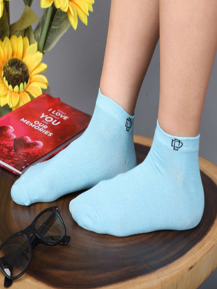 women cotton ankle length socks combo - 21587029 -  Standard Image - 1