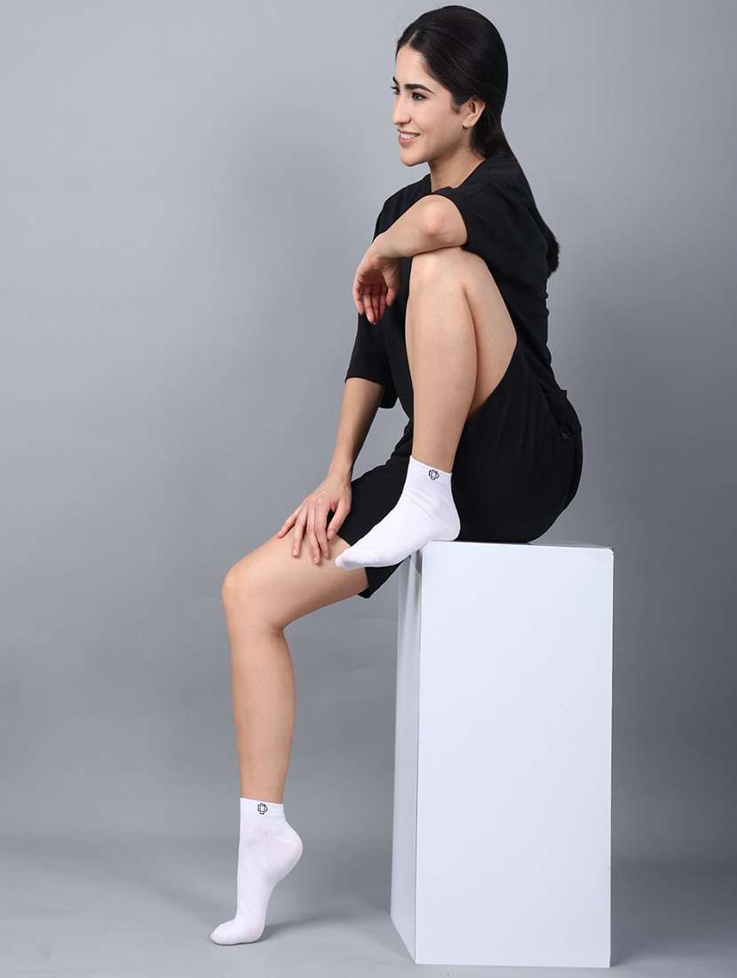 women cotton ankle length socks combo - 21587030 -  Standard Image - 4