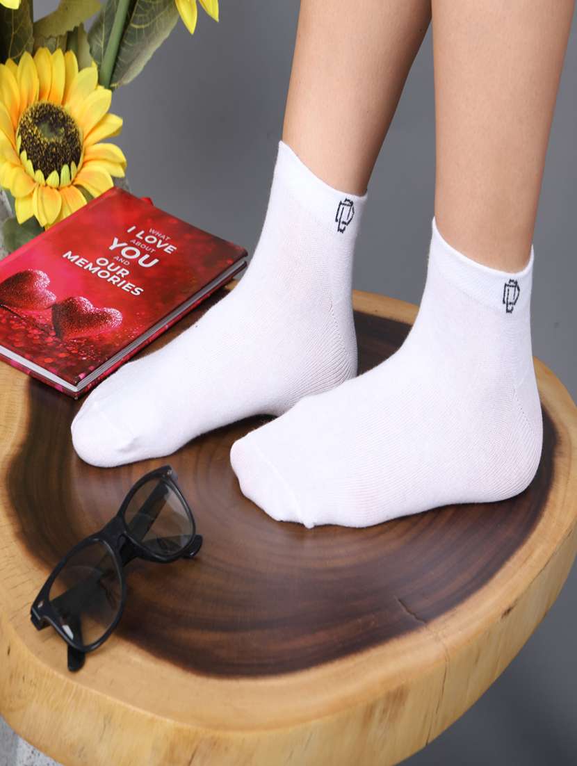 women pack of 3 above ankle length socks - 21587033 -  Standard Image - 1