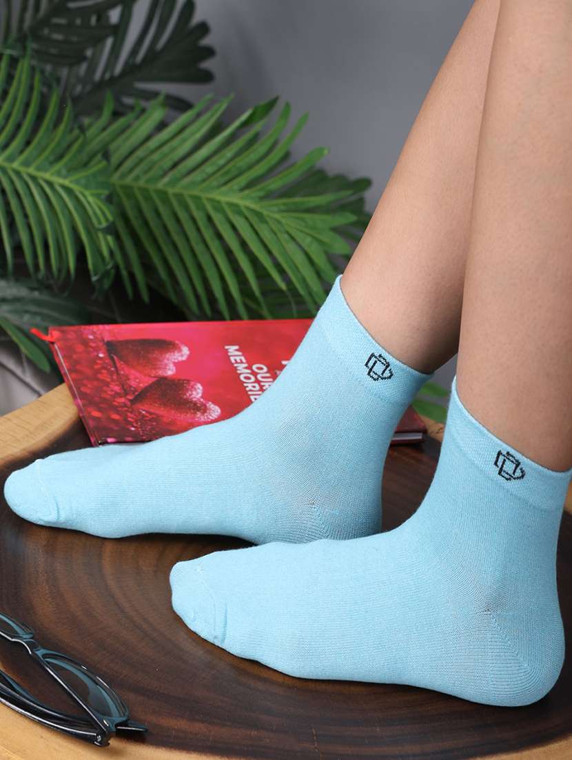 women pack of 3 ankle length socks - 21587053 -  Standard Image - 4