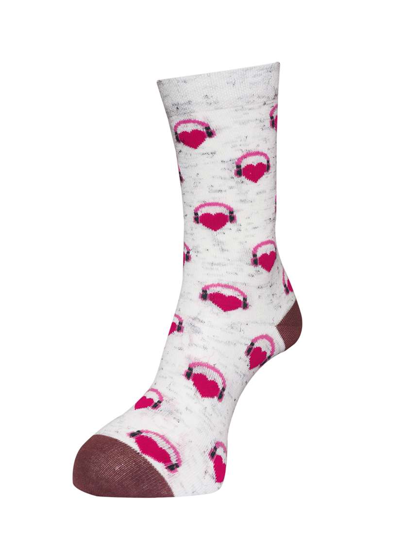 women cotton above ankle length socks combo - 21587107 -  Standard Image - 1