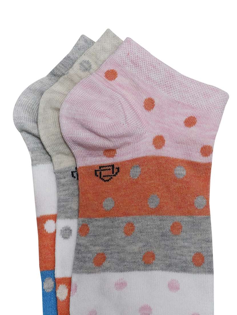women cotton ankle length socks combo - 21587118 -  Standard Image - 4