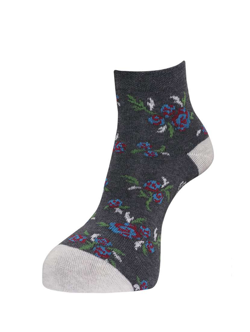 women cotton ankle length socks combo - 21587154 -  Standard Image - 1