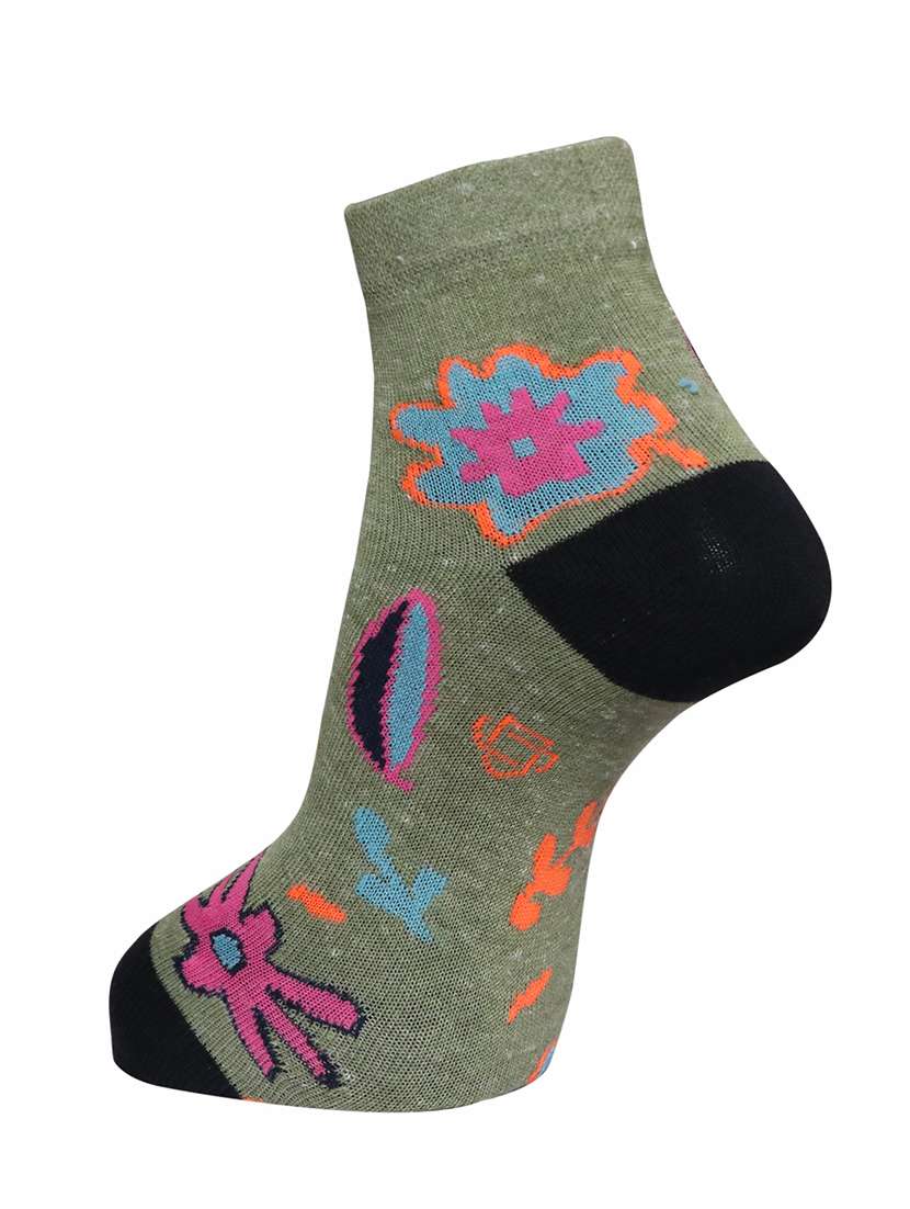 women cotton ankle length socks combo - 21587155 -  Standard Image - 1