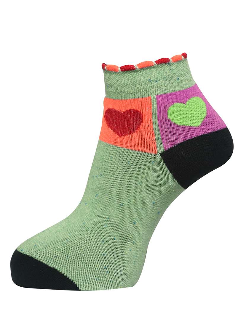 women cotton ankle length socks combo - 21587159 -  Standard Image - 1