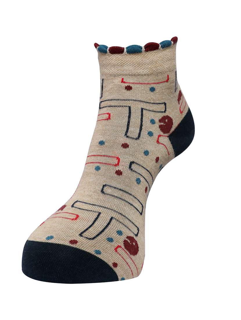 women cotton ankle length socks combo - 21587160 -  Standard Image - 1