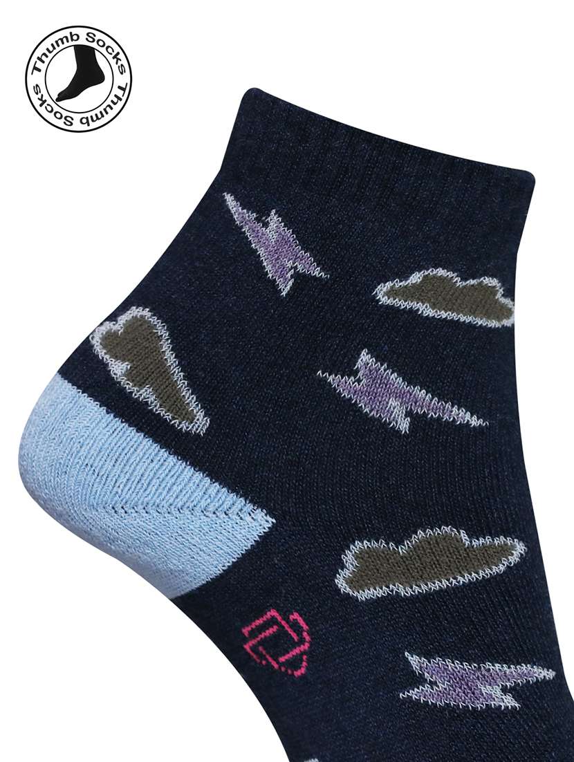 women cotton ankle length socks combo - 21587178 -  Standard Image - 4