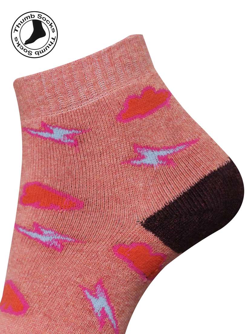 women cotton ankle length socks combo - 21587180 -  Standard Image - 4
