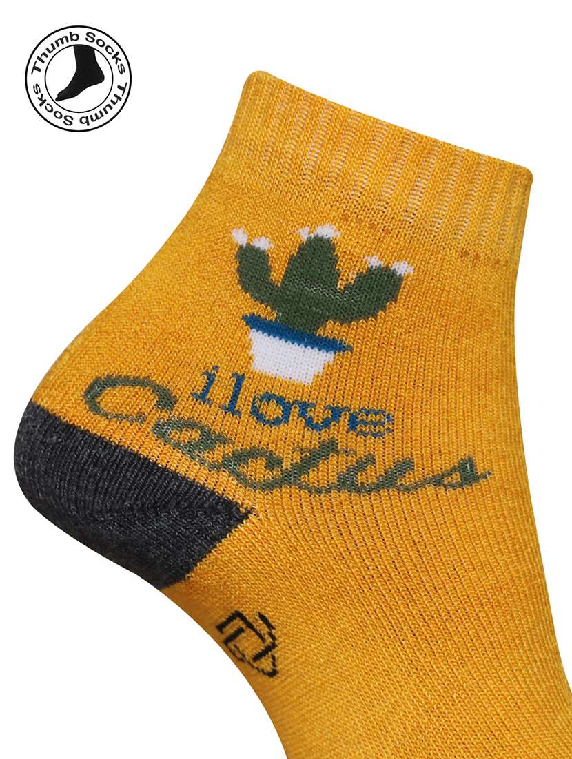 women cotton ankle length socks combo - 21587183 -  Standard Image - 4