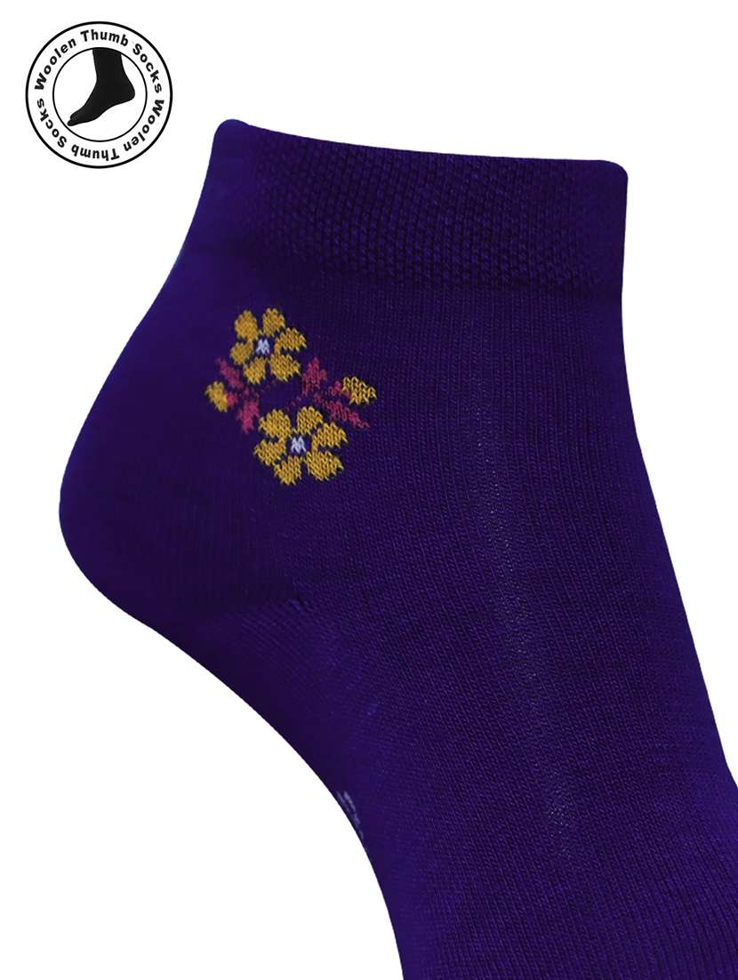 women cotton ankle length socks combo - 21587200 -  Standard Image - 4