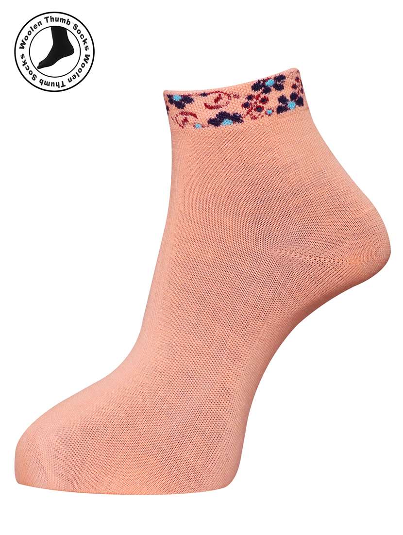 women cotton ankle length socks combo - 21587206 -  Standard Image - 1
