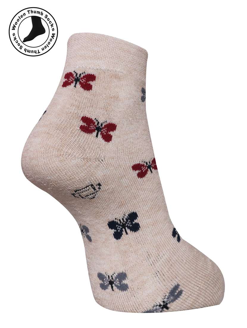 women cotton ankle length socks combo - 21587209 -  Standard Image - 1