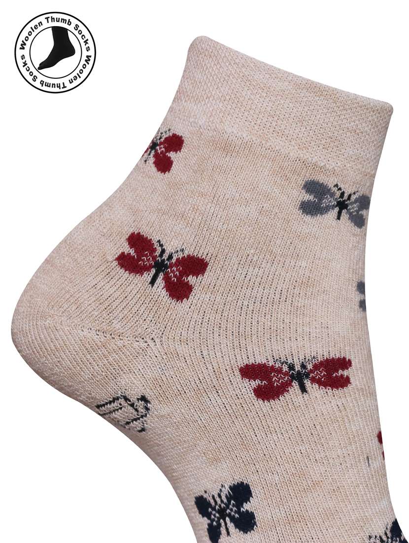 women cotton ankle length socks combo - 21587209 -  Standard Image - 4