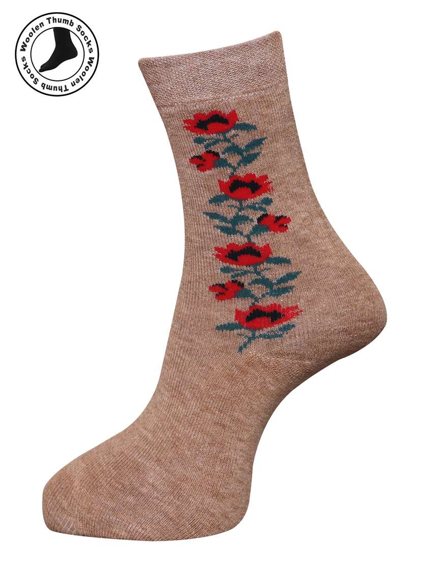 women cotton above ankle length socks combo - 21587252 -  Standard Image - 1