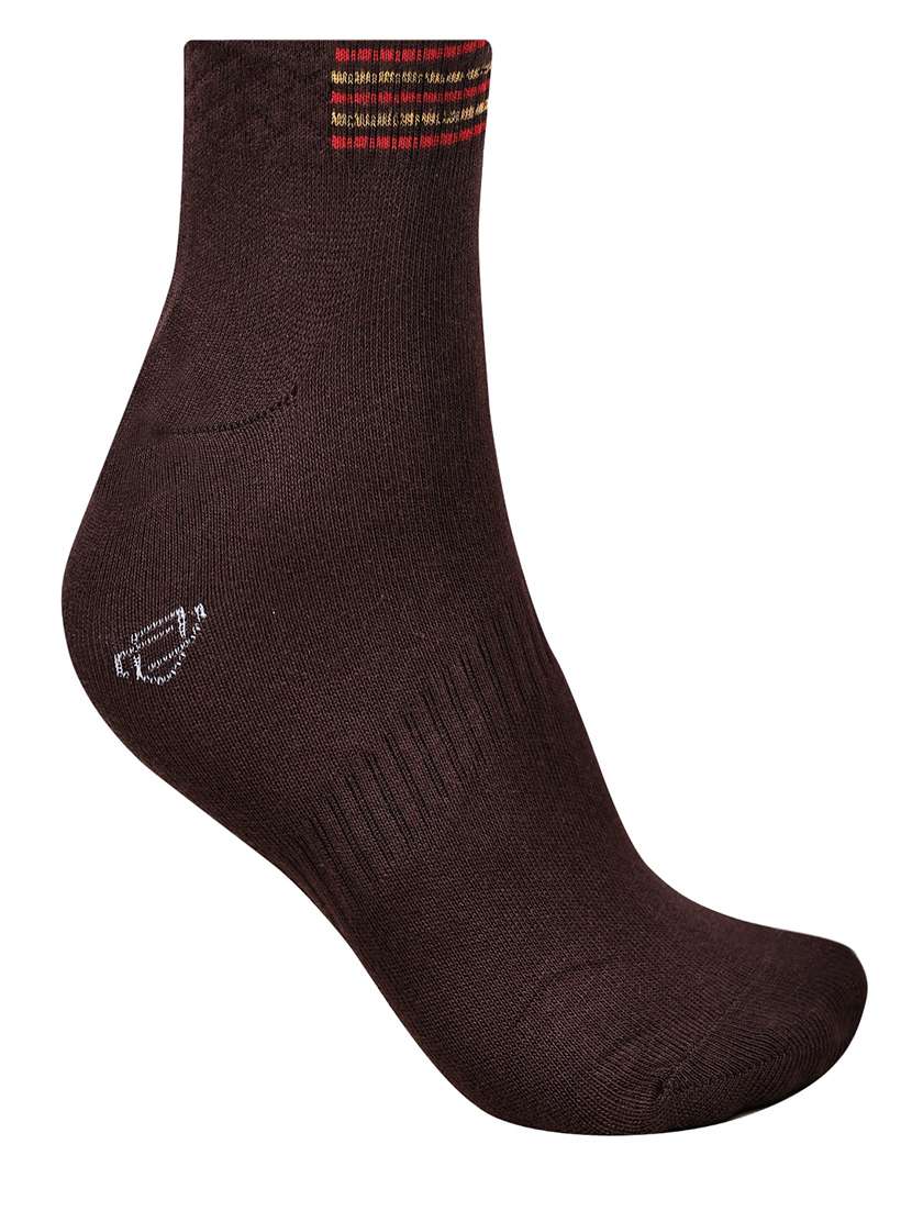 multi colored cotton ankle length sock - 21587345 -  Standard Image - 1